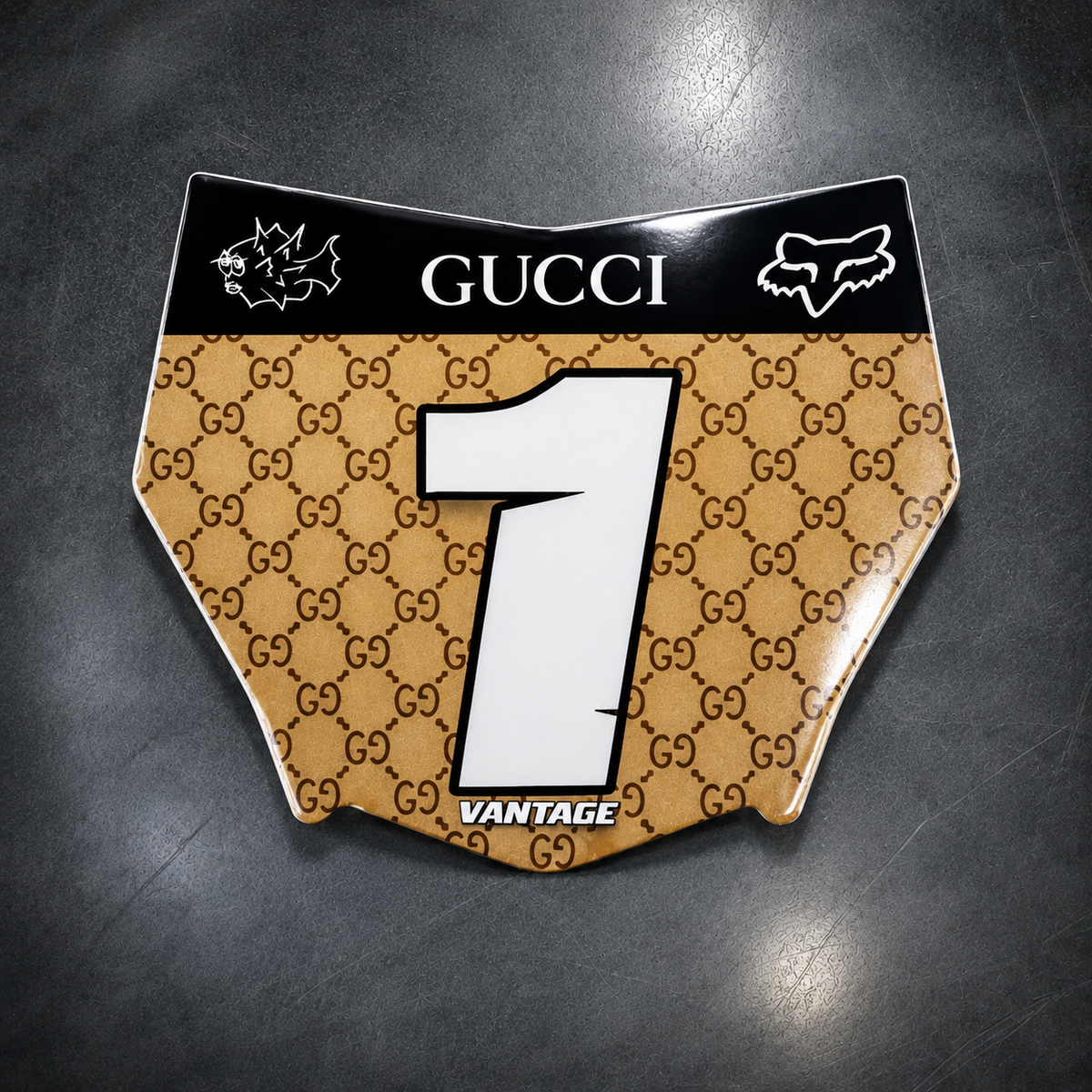 Beige Luxury Designer Decal (Custom) (ODI AND MOTOCUTZ)