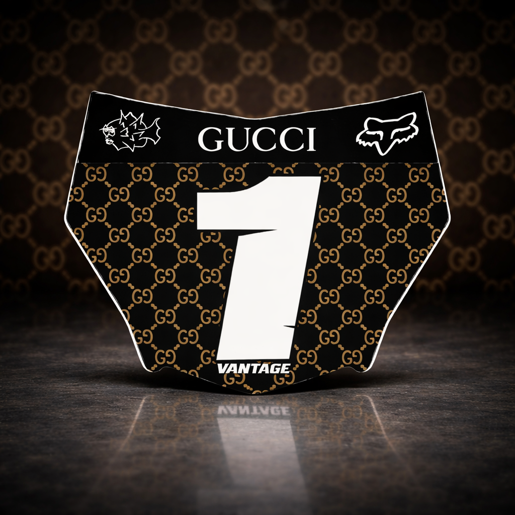 Black Luxury Designer Decal (Custom) (ODI AND MOTOCUTZ)