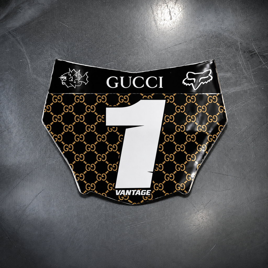 Black Luxury Designer Decal (Custom) (ODI AND MOTOCUTZ)
