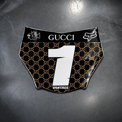Black Luxury Designer Decal (Custom) (ODI AND MOTOCUTZ)
