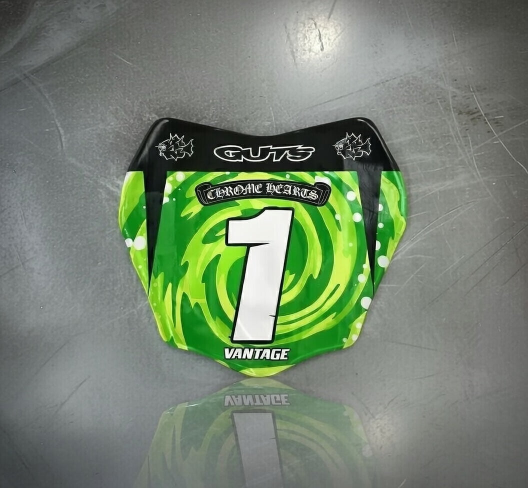 Green Swirly Portal Decal (Custom) (ODI AND MOTOCUTZ)