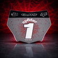 Red Sp5der Designer Decal (Custom) (ODI AND MOTOCUTZ)