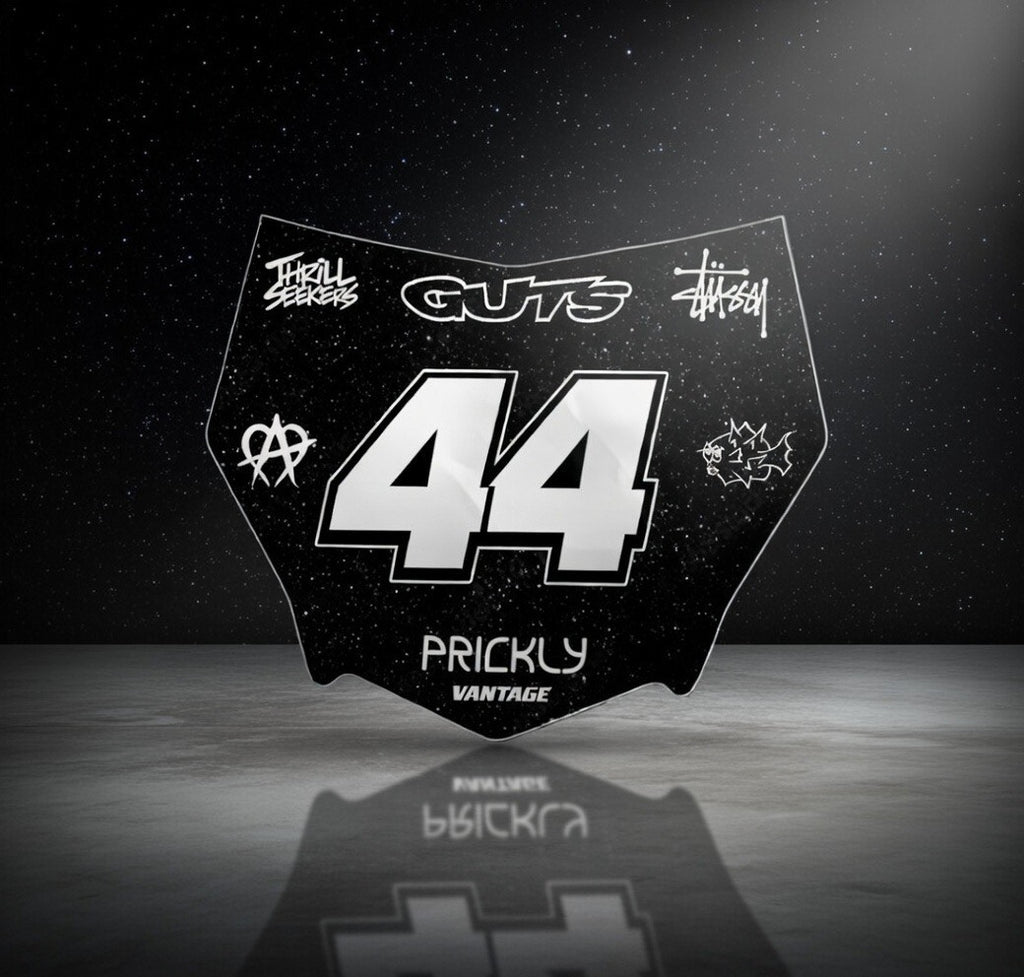 Classic Black Starry Decal (Custom) (ODI AND MOTOCUTZ)